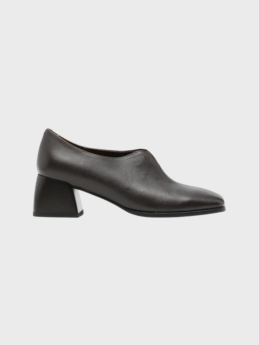 Linda Baumann square-toe block-heel pumps